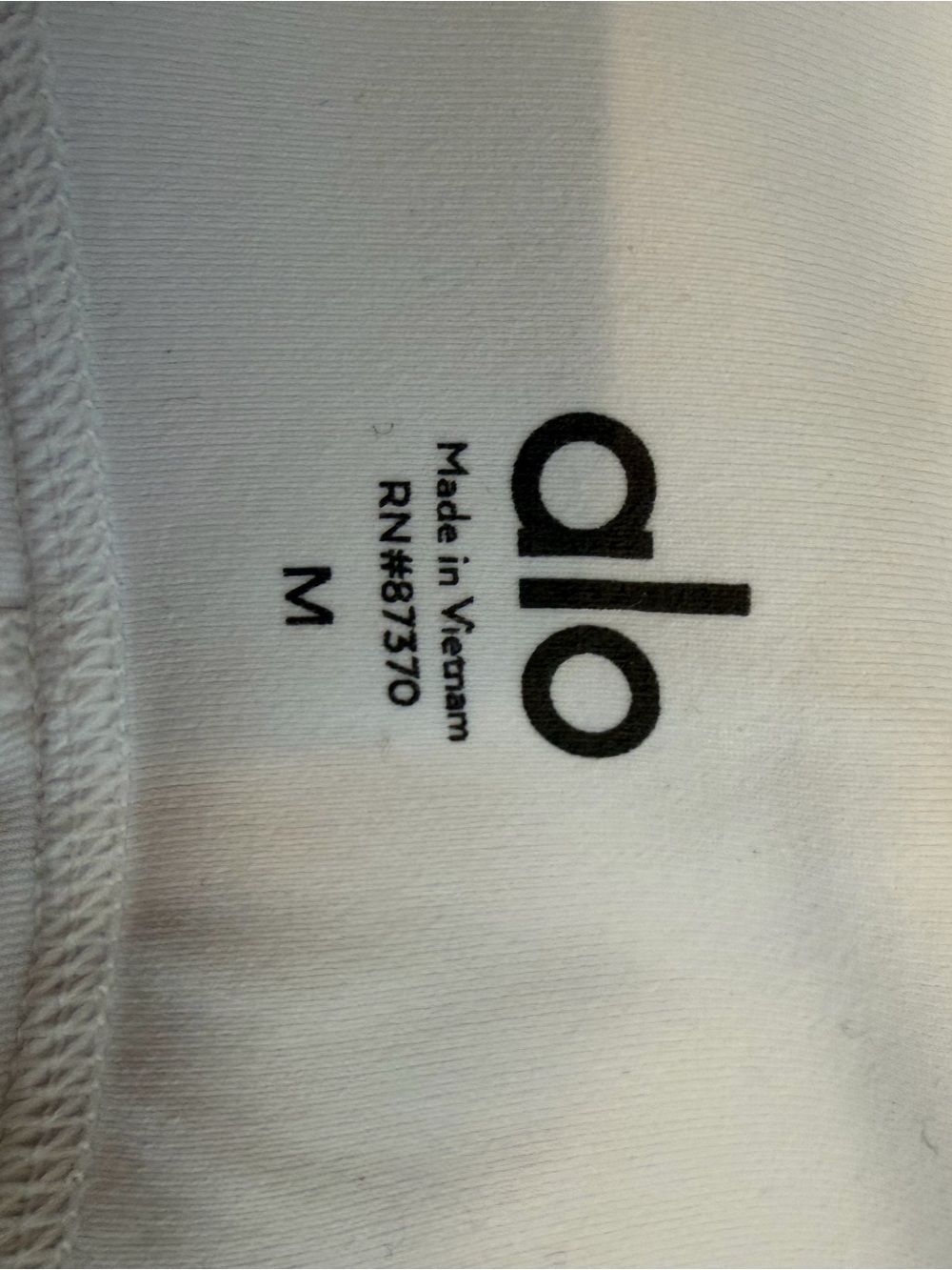alo yoga White biker shorts - Size M
